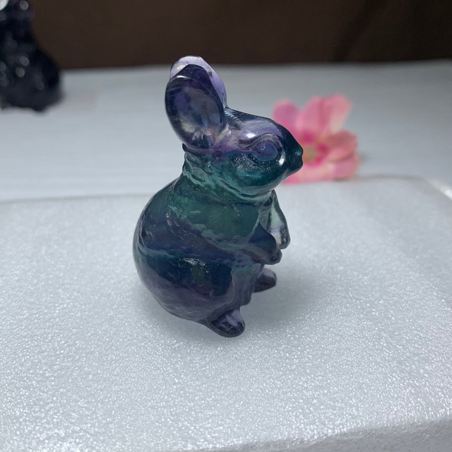 6.フローライトうさぎ・インテリア