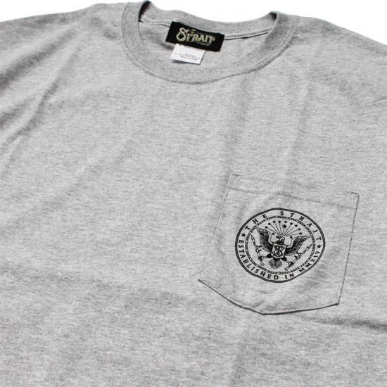 STRAIT POCKET T-SHIRTS #WHITE