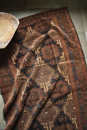 1371-Vintage Kowdani Baluch rug