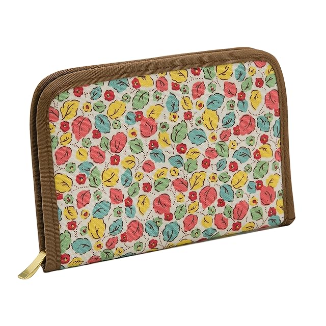 CORAL&TUSK [Glasses Pouch] メガネモチーフ 刺繍 ポーチ(コーラル