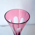 朝顔のような切子の花瓶