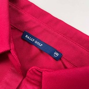BALLY GOLF バリー ゴルフ 部分メッシュ スキッパー 半袖 ポロシャツ サイズ 38 /ピンクレッド系/大阪商会