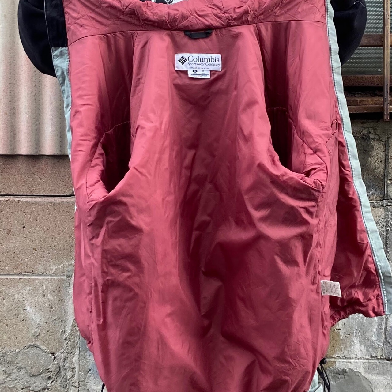 90年代 Columbia コロンビア CONVERT アシンメトリー ハイネック 中綿 