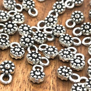 【8個】ミニミニフラワーチャーム/花/