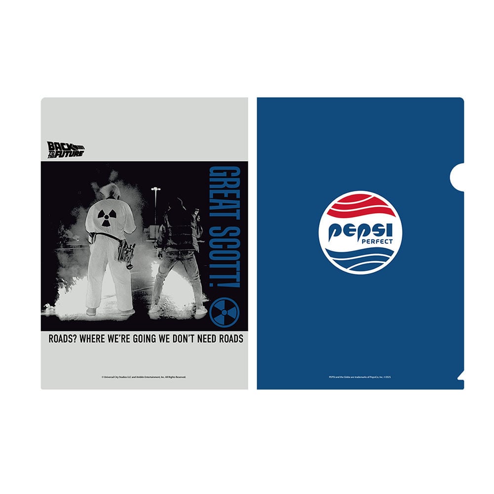 PEPSI」「Back to the Future」 A4クリアファイル | ラムネラボ