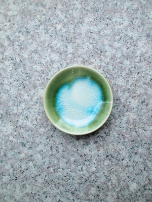 KILNOUT　豆皿／mamezara　green-1（white）【KIL-MZ-green-1-WH-new】