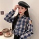 ✞ スタンダードシャツブラウスジャケット ロング レトロ オフショルダー ✞ゴスロリ SM ミリ 甘ロリ クラロリ 和ロリ エレガント 黒ロリ 姫ロリ 華ロリ BB-BB4896279