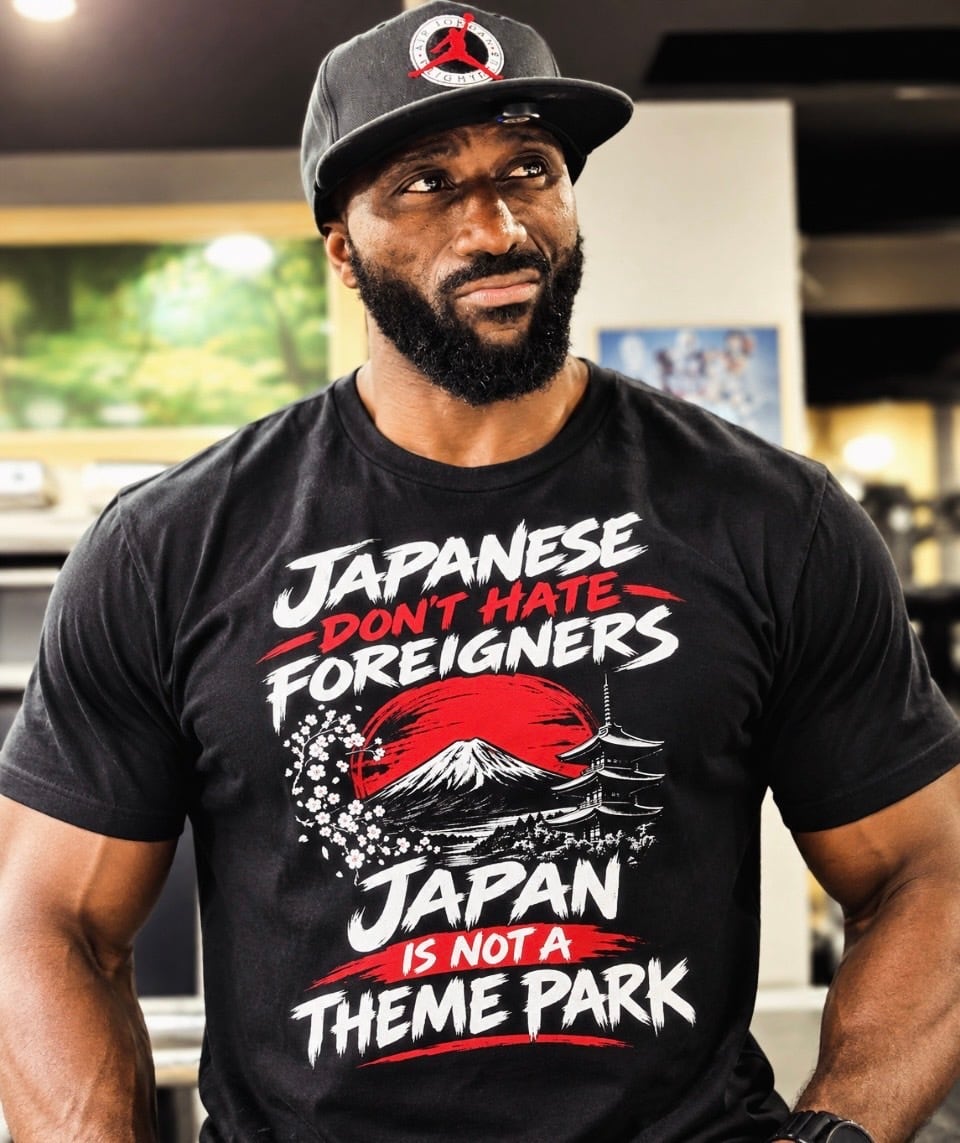 黒人サムライオリジナル RESPECT JAPAN Tシャツ | patsemifit
