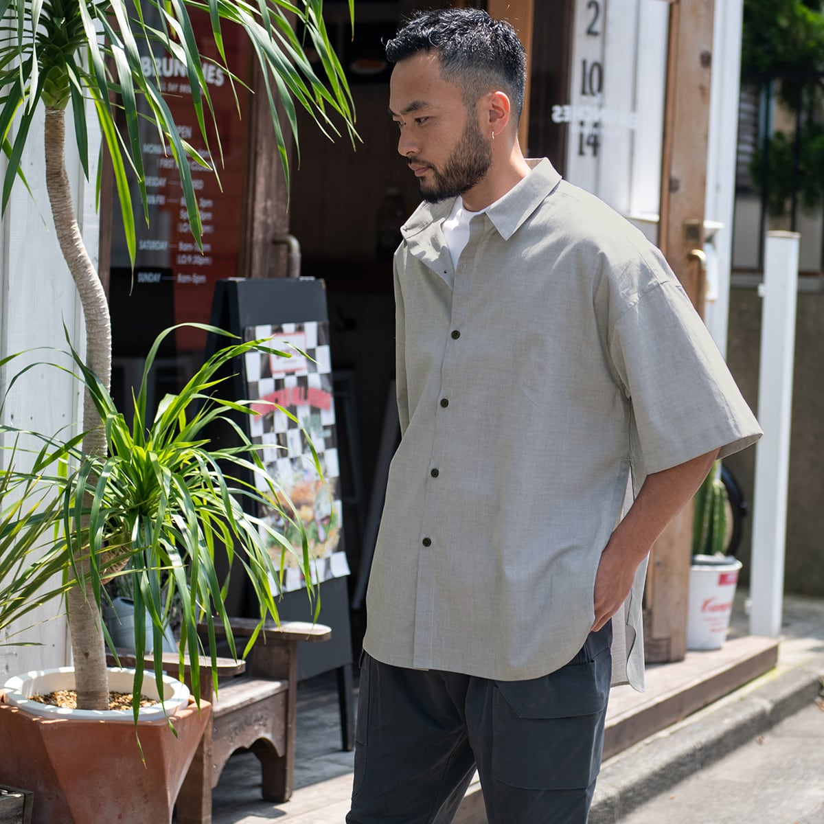 Oxsmith High Count Over Half Slv Shirt | Sunny Smith ~SURF n SK8~
