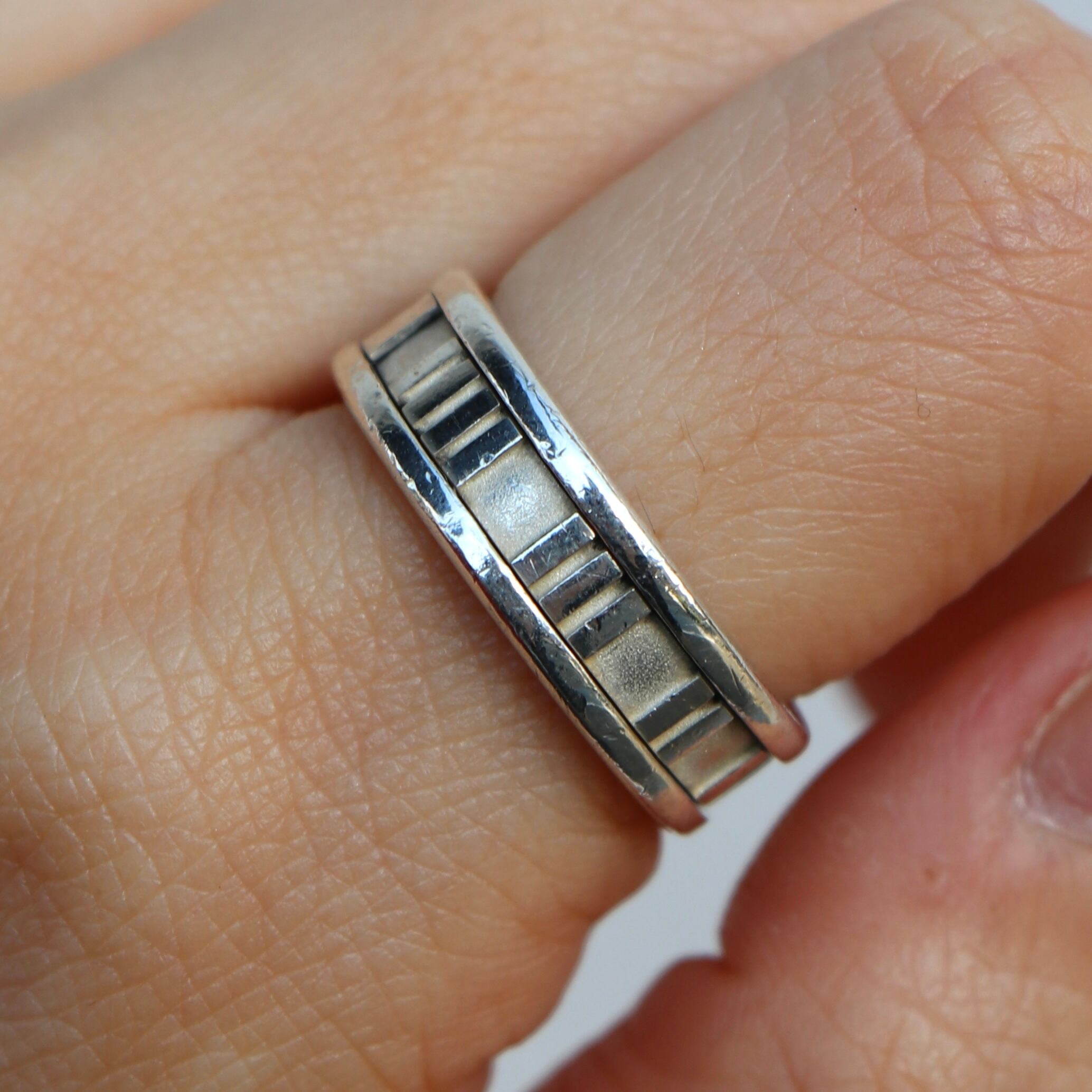 Tiffany&Co. 約14号 アトラスリング シルバー925 ティファニー 