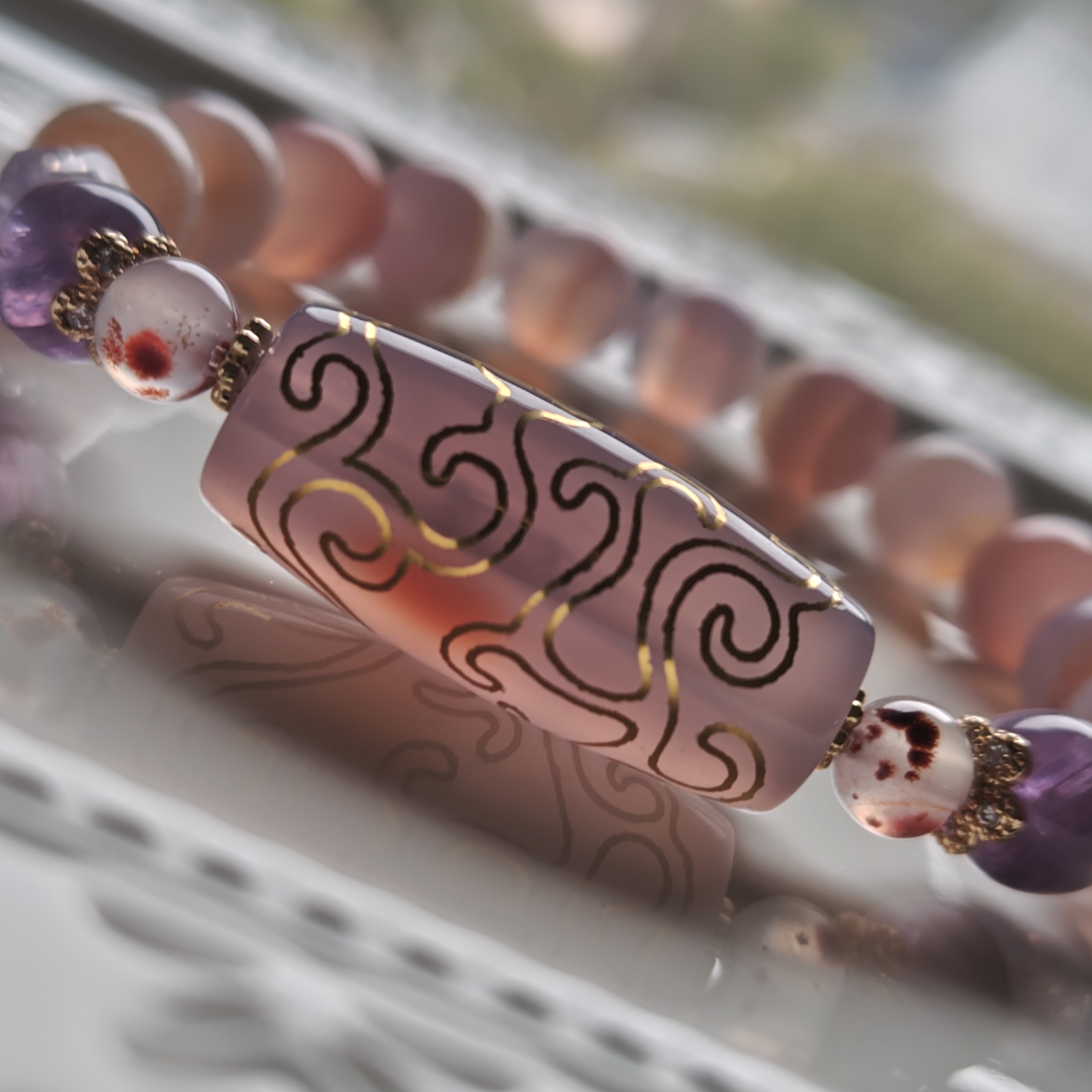 新作♡ブルーアンフィボール、ブルーグリーンアパタイト、ホワイト千層