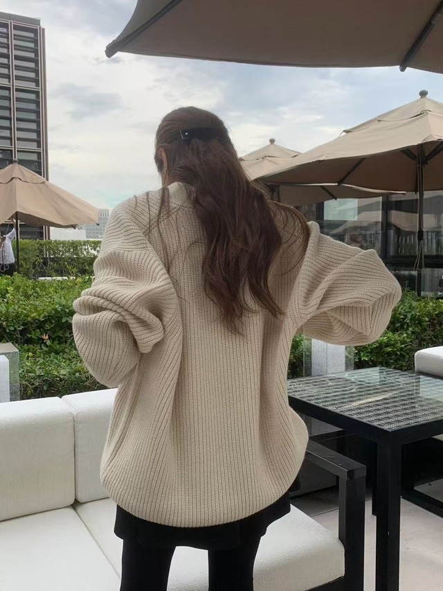 (OUNCE) lose hachi cardigan / 2color