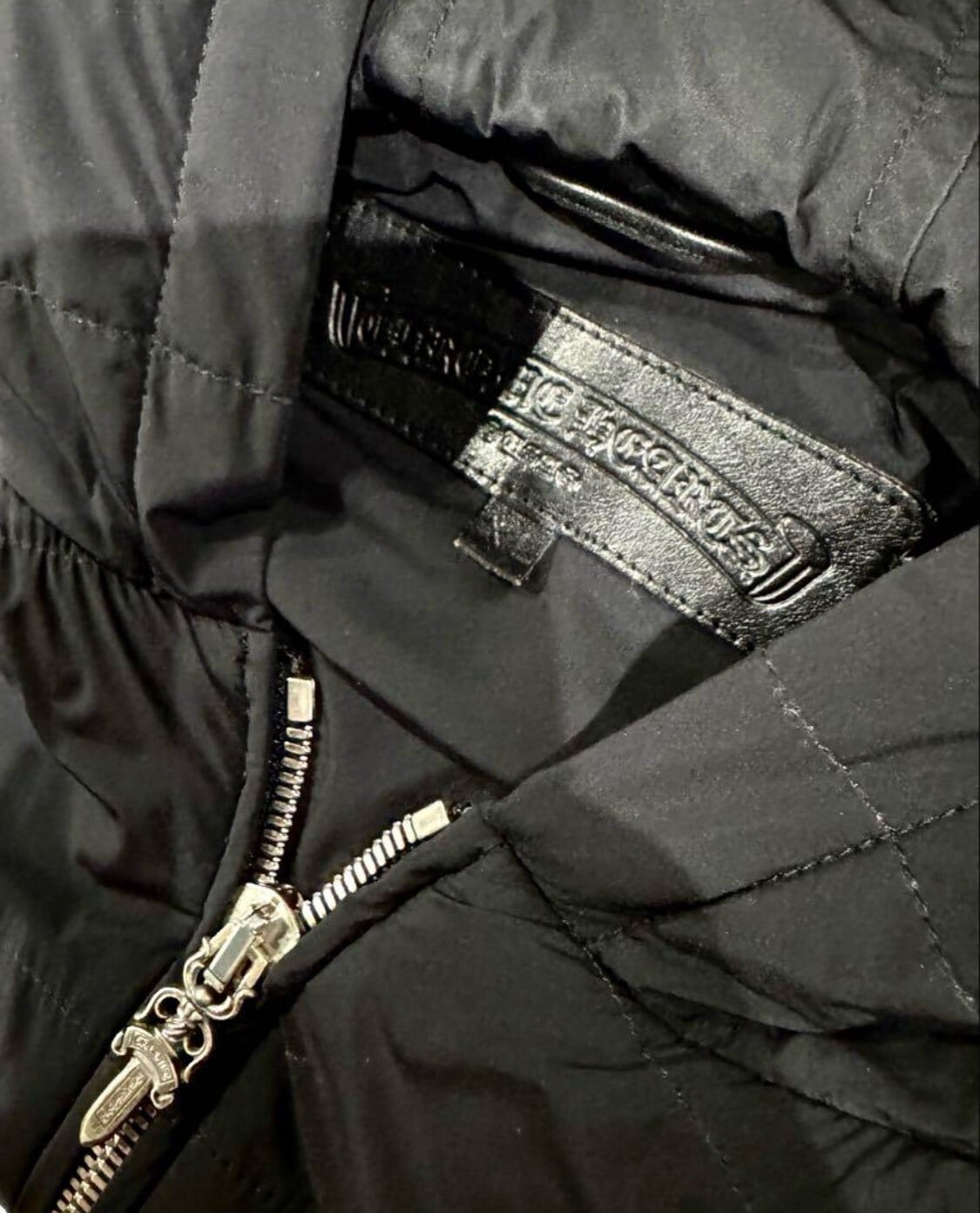 CHROME HEARTS クロムハーツ クロスパッチ ナイロン ジップパーカー