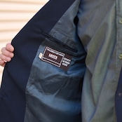 80's LEVI’S action suit tailored jacket navy