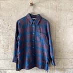 wool check shirt