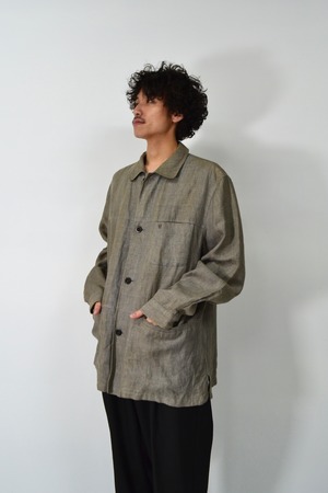 00s "Fade" linen jacket