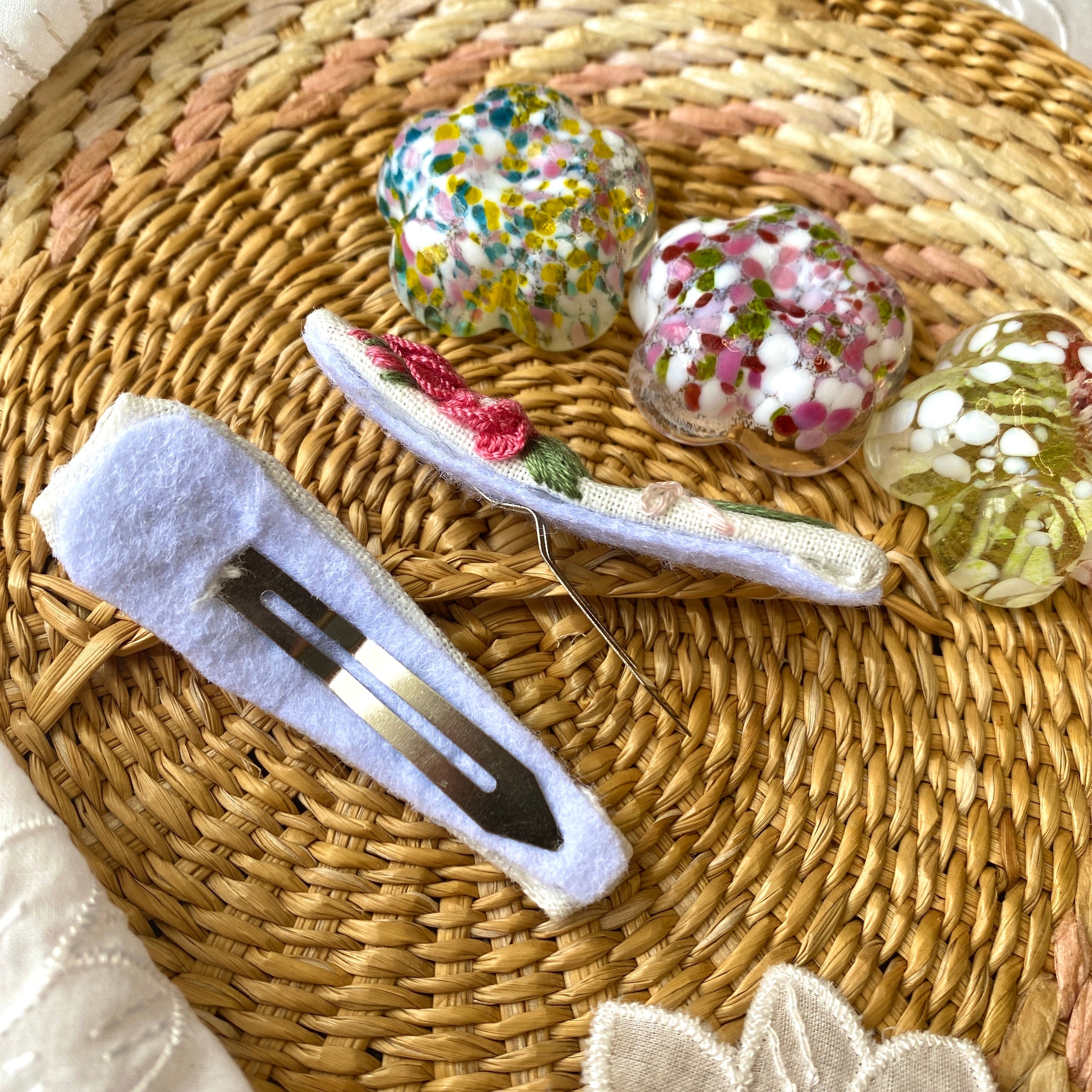 7.お花の刺繍ヘアゴム✴︎受注製作 【公式通販】