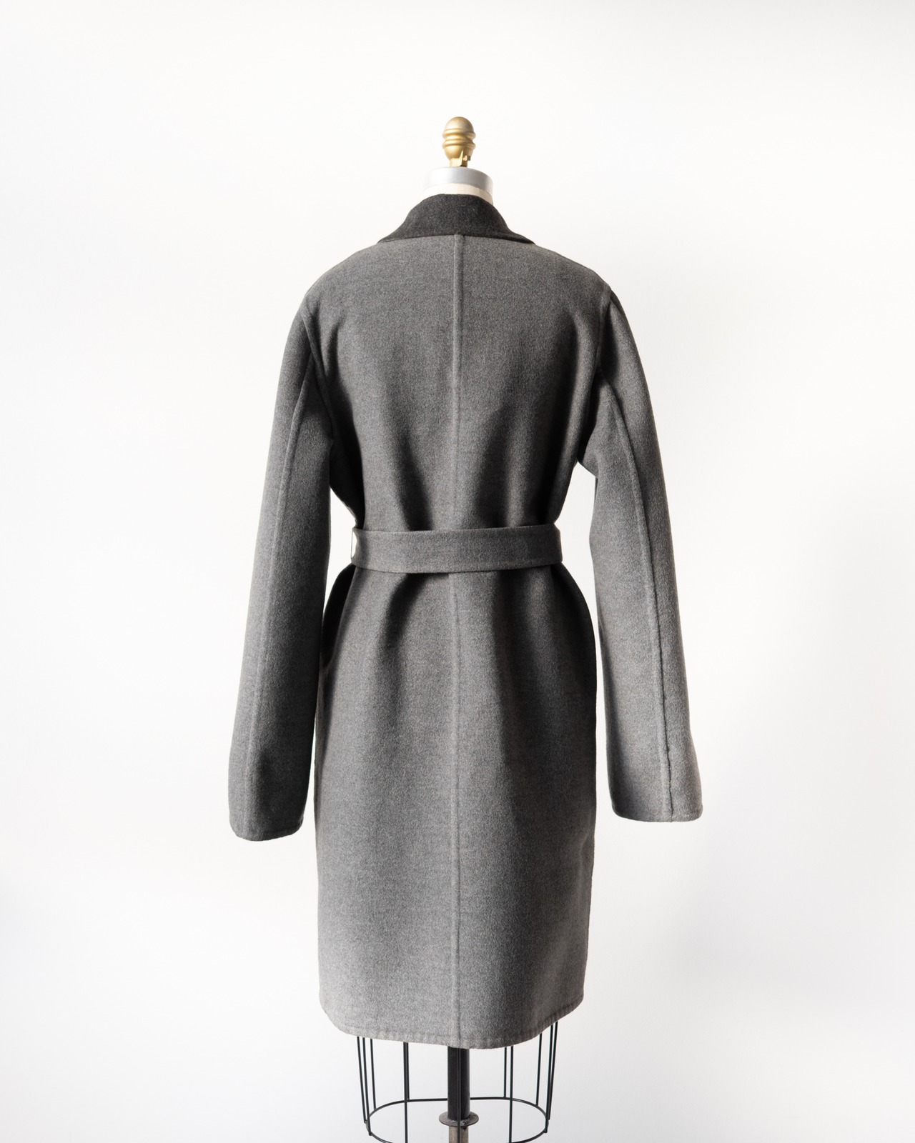 〈Hermès〉Wool 100％ Reversible coat