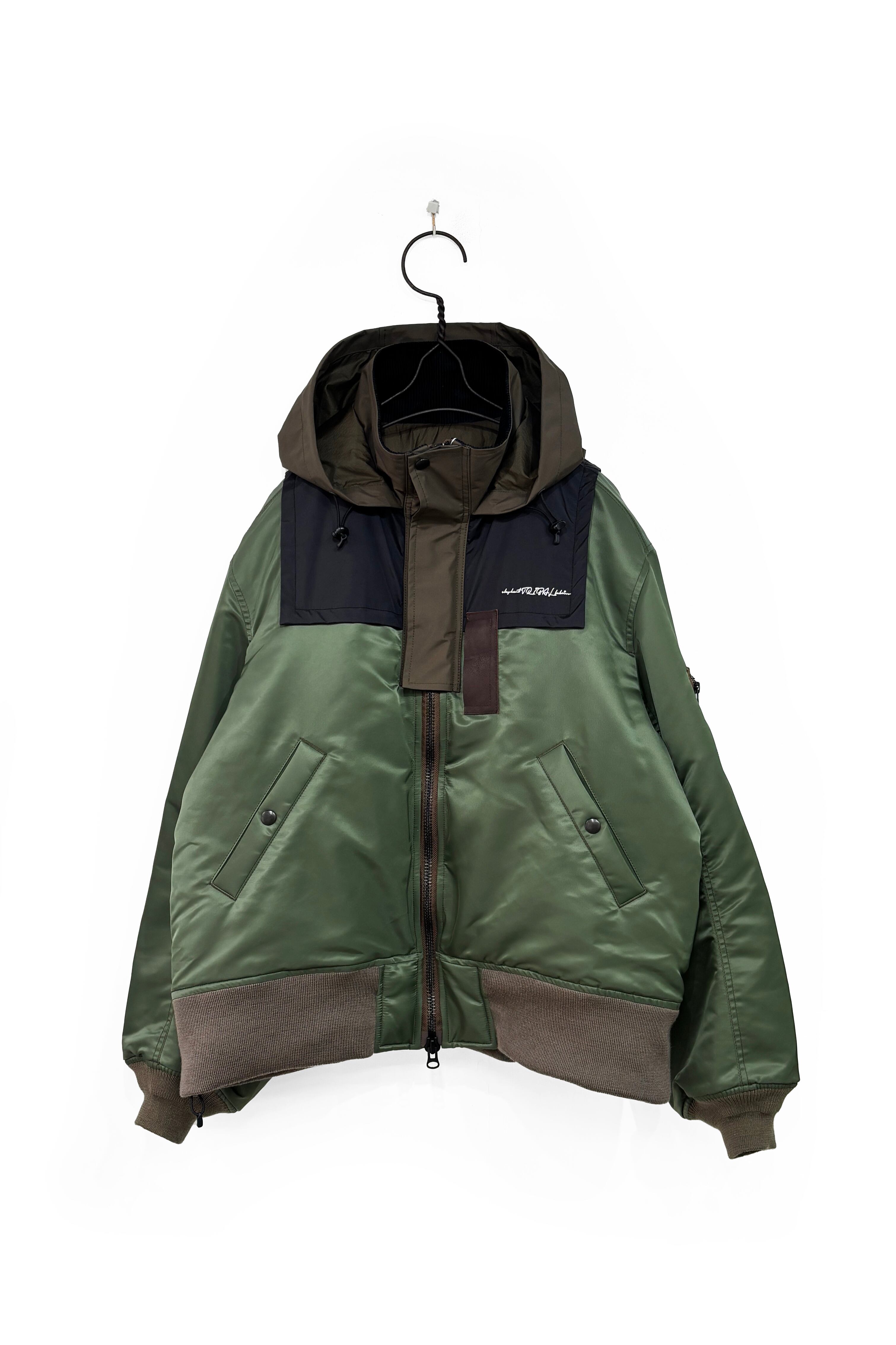 elephant TRIBAL fabrics/SUEDE PATCHWORK ZIP KNIT GREIGE | ＆Chill