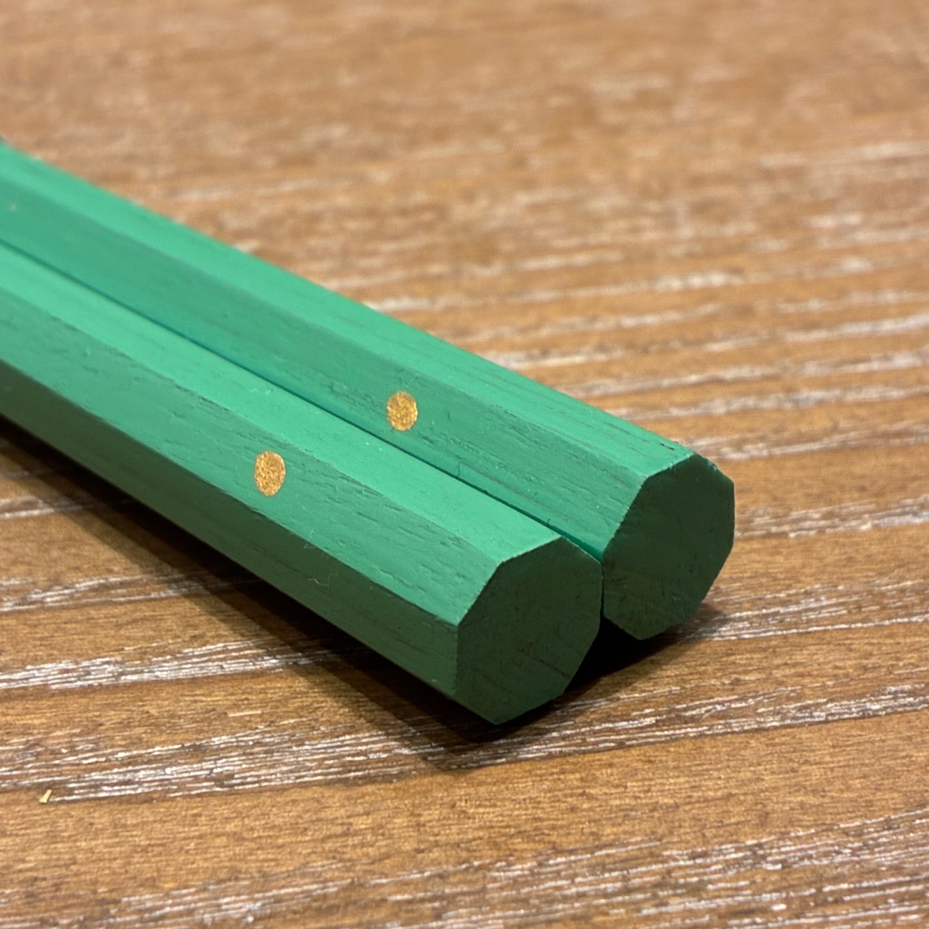 てん箸(男女兼用22.5cm) 八角 ミント | TSUNE;田中恒子の器 オンライン