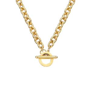 316L Toggle Chain Necklace 【GOLD】