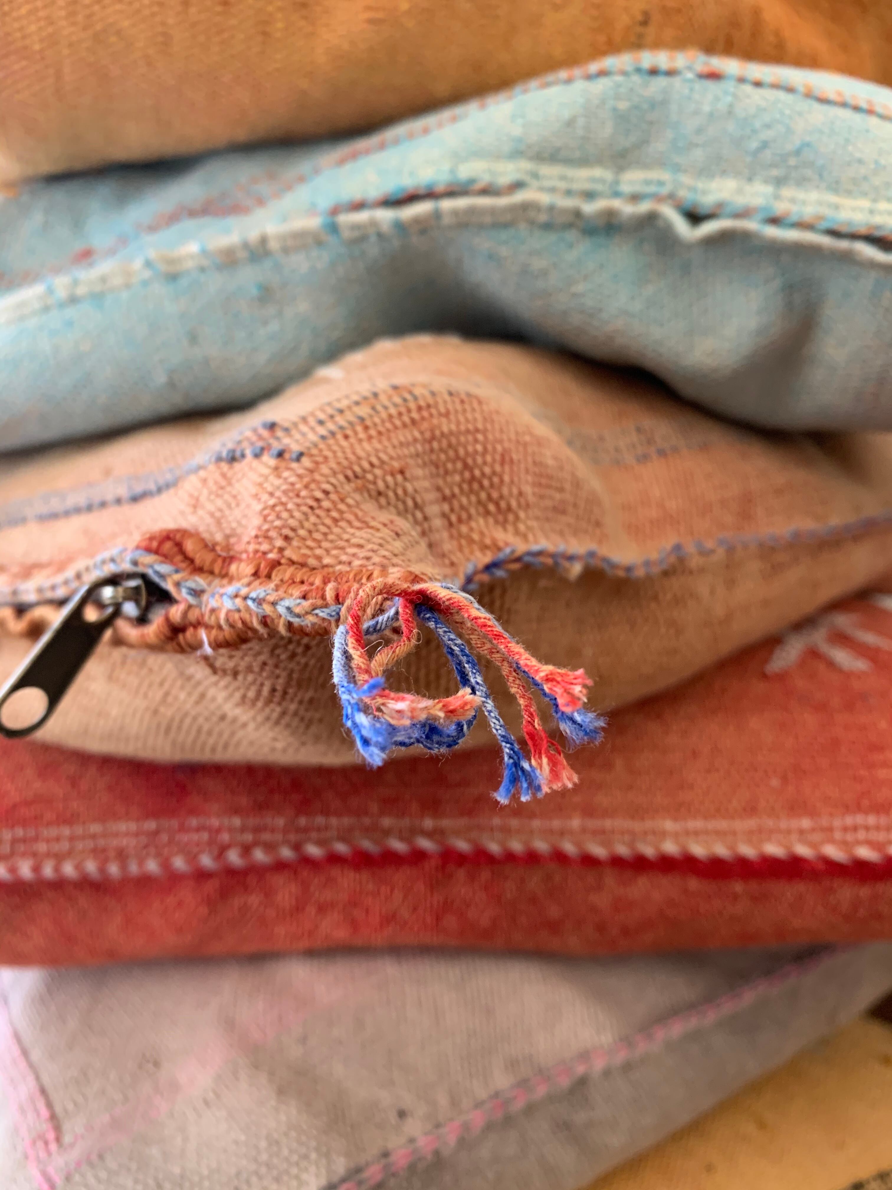 モロッコサブラクッションカバーF(オレンジ)