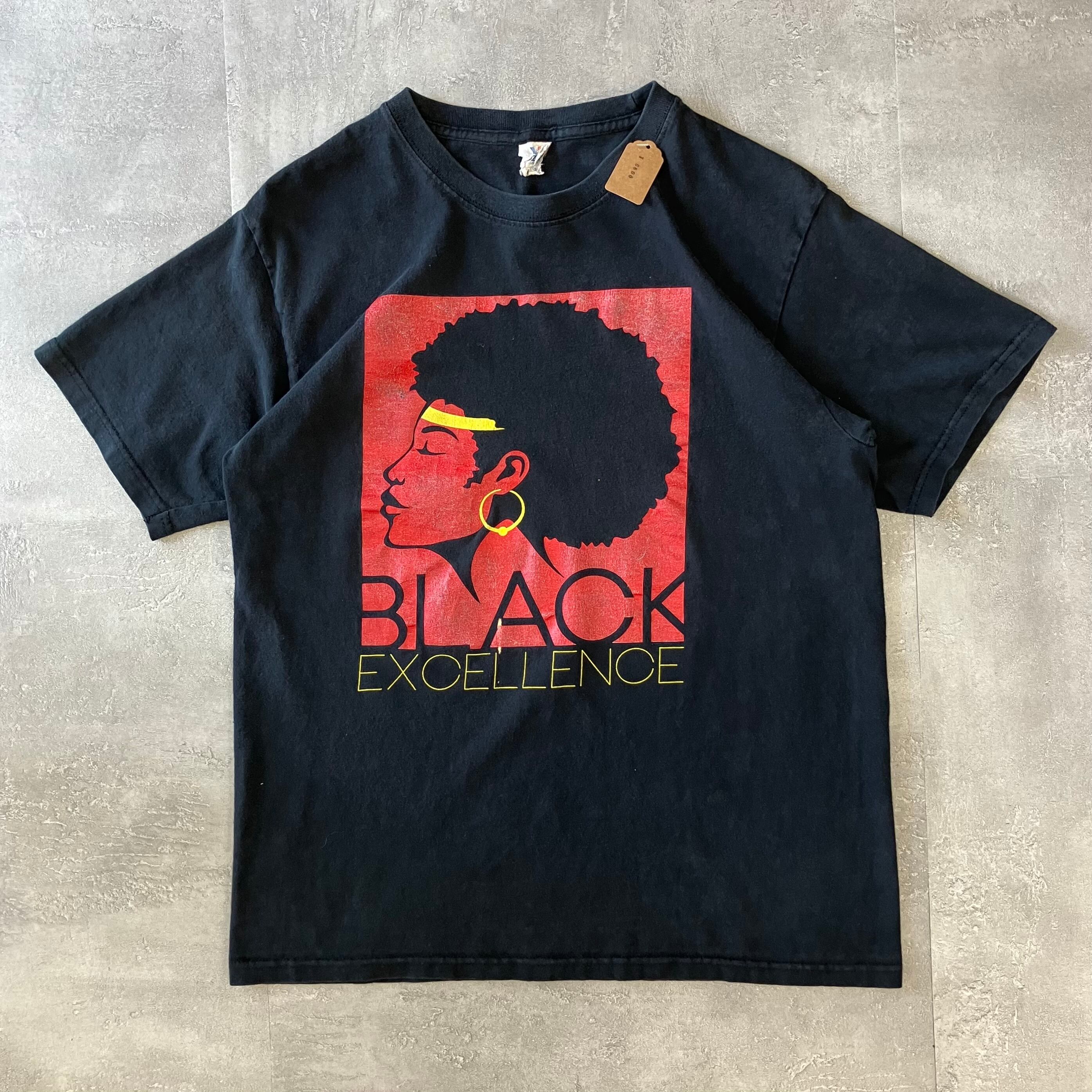 YAZBEK 00s プリントTシャツ ブラック M No.3051