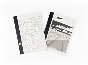 【オリジナルツバメノート2冊セット】町田洋イラストカバーA5サイズノート
