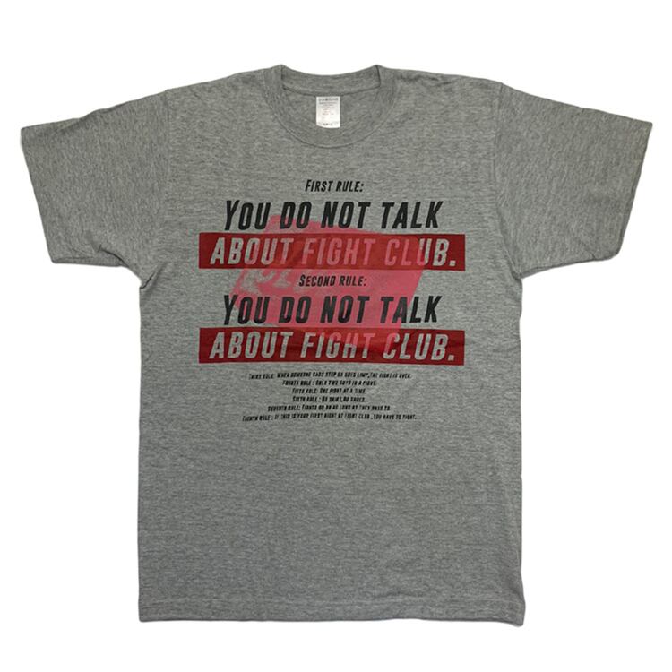 SALE】ファイトクラブ 「RULE」 FIGHTCLUB 映画Tシャツ 90s カルト 