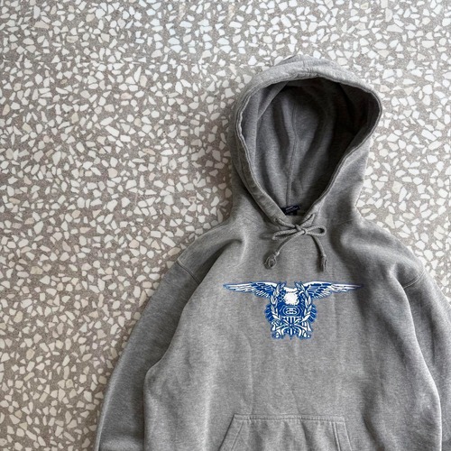 STUSSY / 00's usa製 eagle print hoodie sizeS 日本M相当