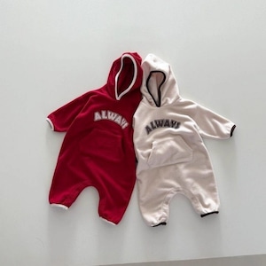 ベビー 冬新作 フリル カバーオール