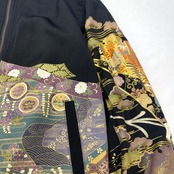 【bomber54】Ssize 再構築リバーシブル着物ボンバー KIMONO reversible BOMBER JACKET
