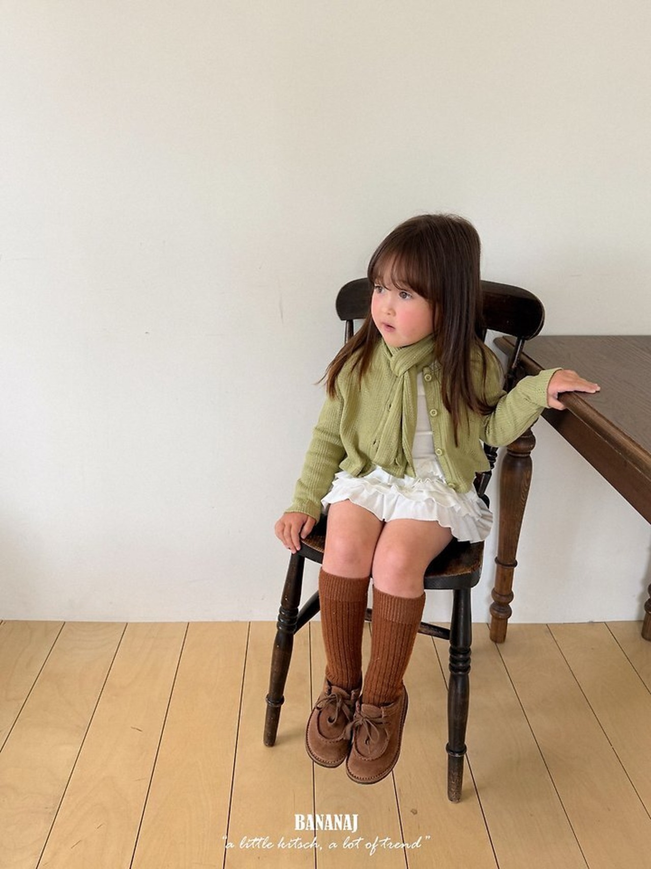 韓国子供服 / BANANA J / 26Autumn / ハニカーディガン / 秋服 / キッズ *XS~JS*