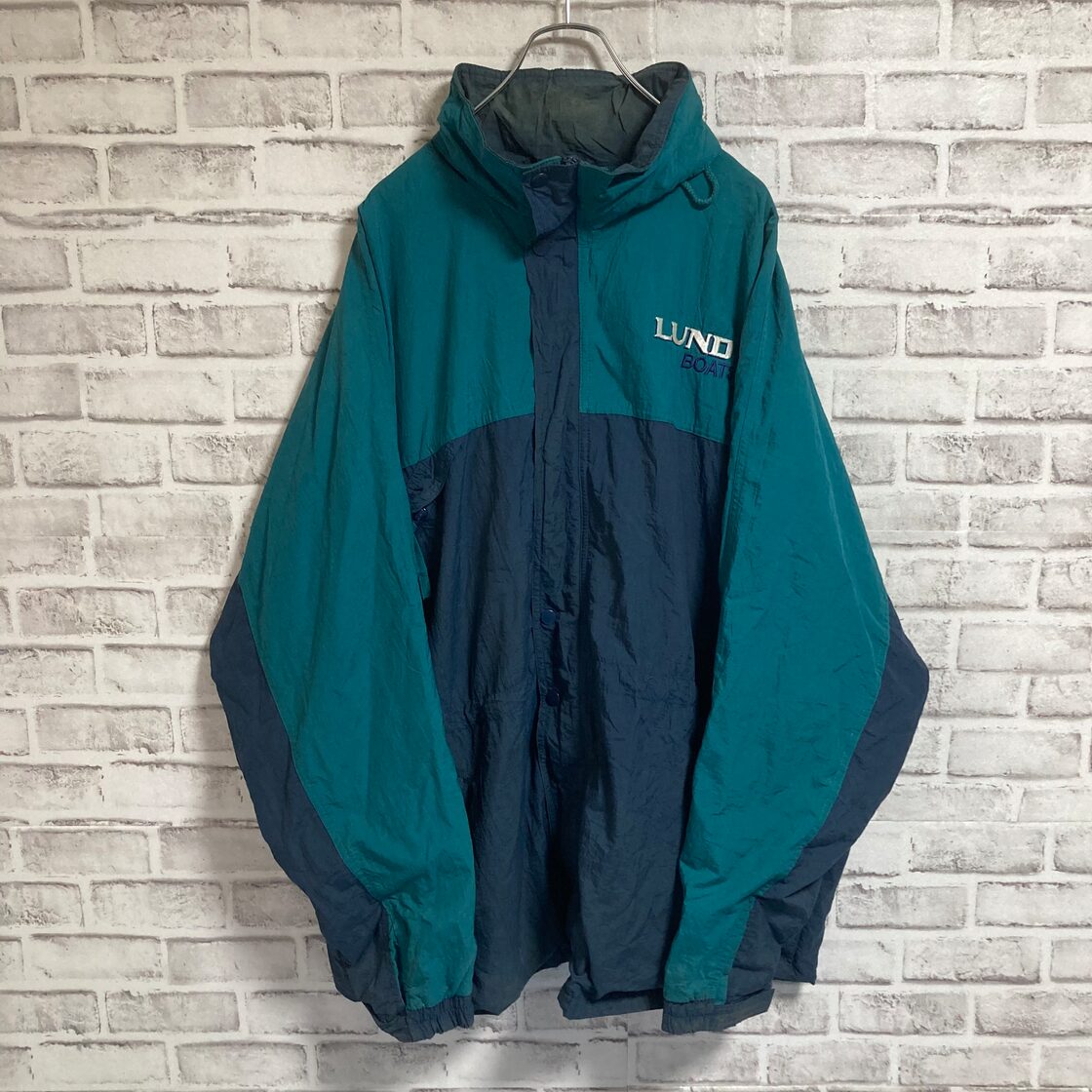 Dunbroke Distinctive Images】Nylon jacket XL 90s vintage ナイロン 
