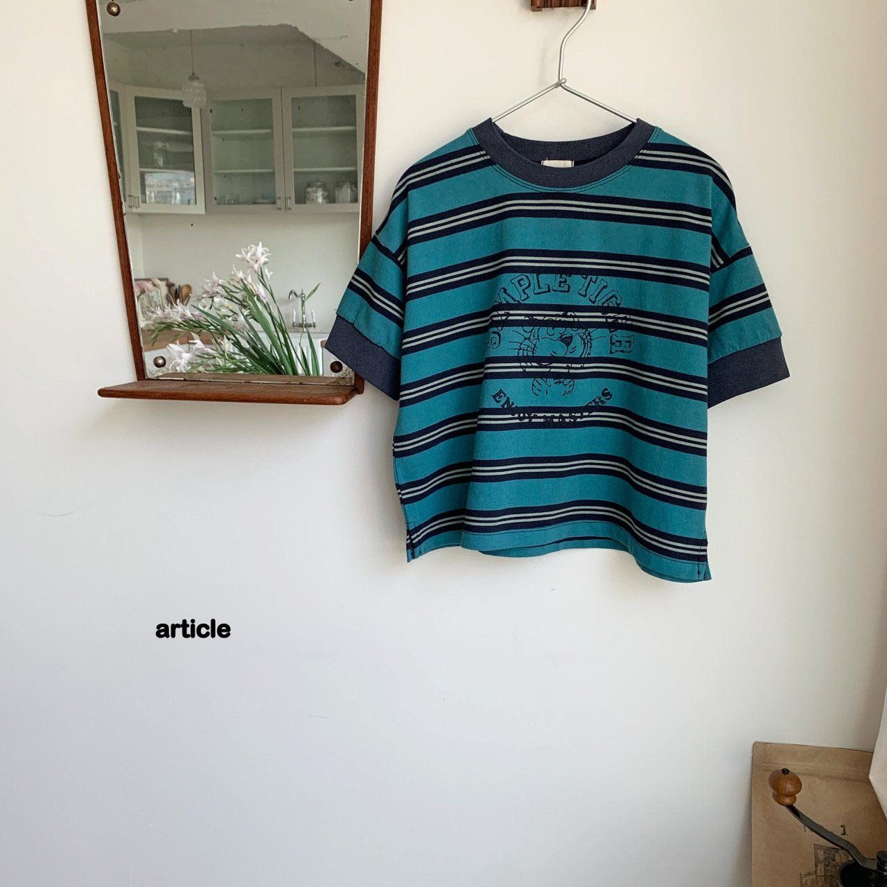 [article] Pig Tiger Striped Tee (JS/JM) / [아티클] 피그타이거단가라티 (JS/JM)