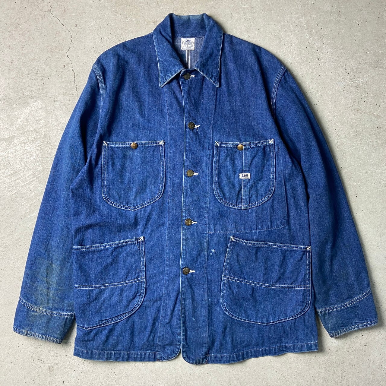 最終金額　70〜80s  USA製 Lee デニムカバーオール  91-J