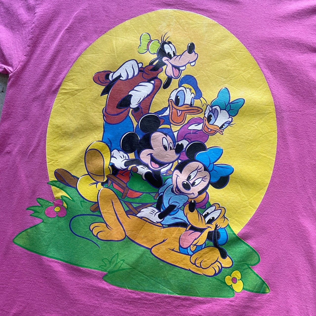 USA製 90年代 DISNEY ディズニー ミッキーマウス キャラクタープリント 