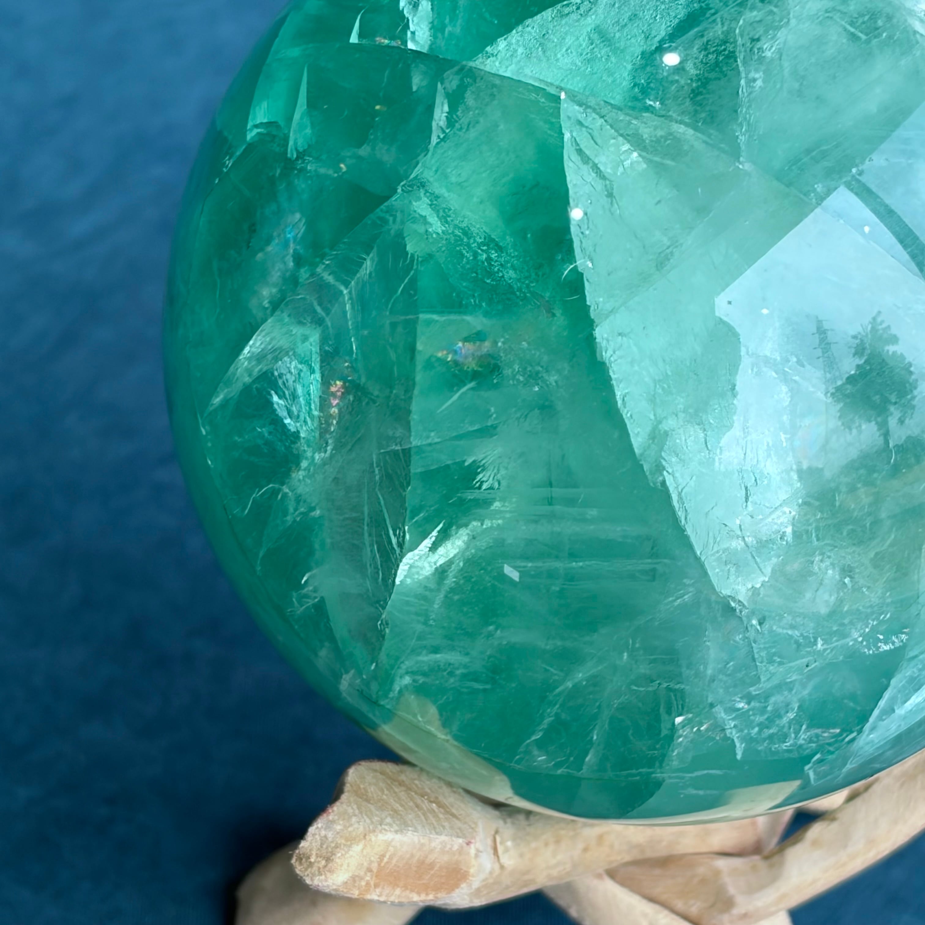 グリーンフローライトスフィア | GROW STONE OHMOYA通販ショップ
