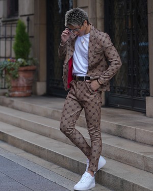 【高級】モノグラムラグジュアリースラックス【BB25031】