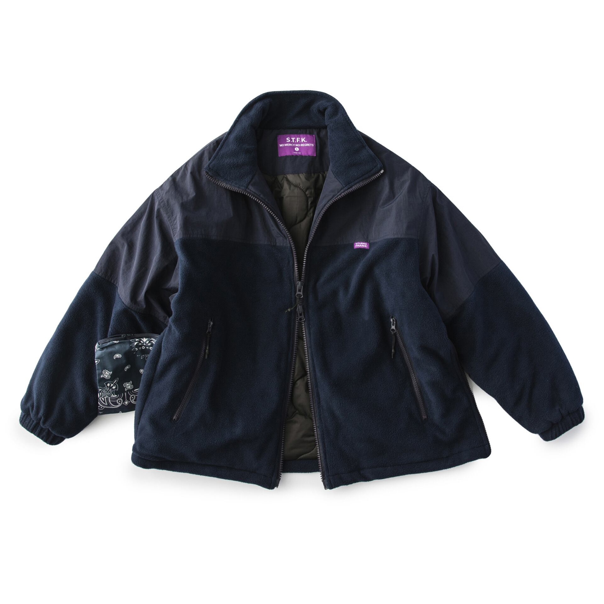 【新作】【送料無料】 Road Vintage Winter Polar Fleece Jacket Men's Trend Stitching Loose Stand-up Collar Cotton Men's Short Winter Clothes-Alibaba ショート コットン ウィンター 冬物 ビンテージ ステッチ hip6-161139651944692