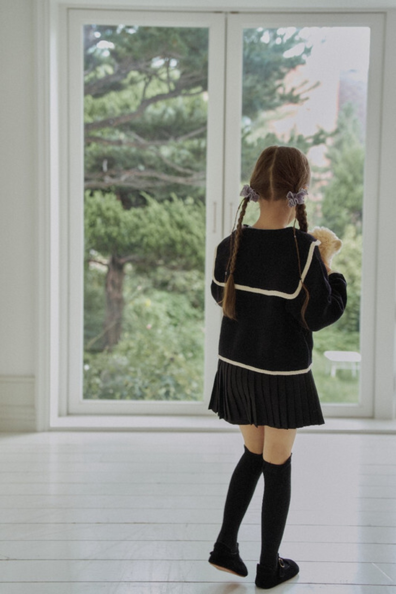韓国子供服 / 26Autumn / ?取寄?momoann / ジャガードジャケット / キッズ服 / 女子服 / 秋服 *5~13*