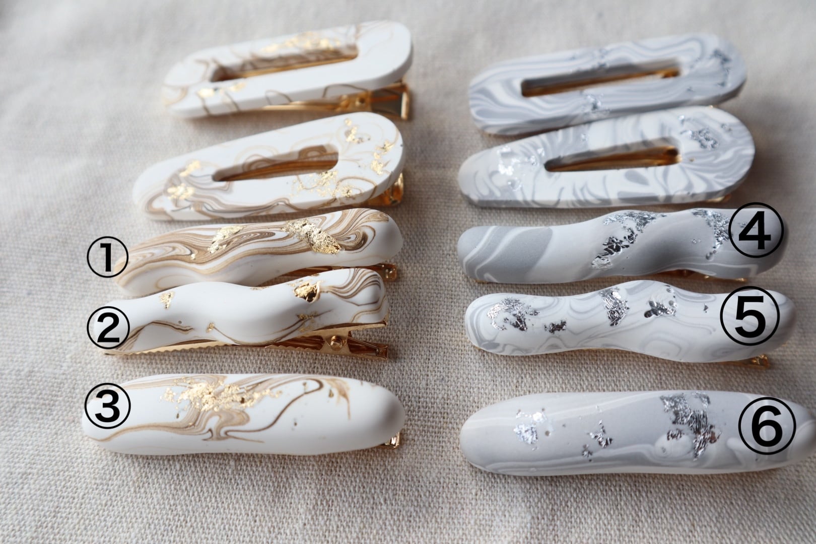 ジェスモナイトのhair pin | pota