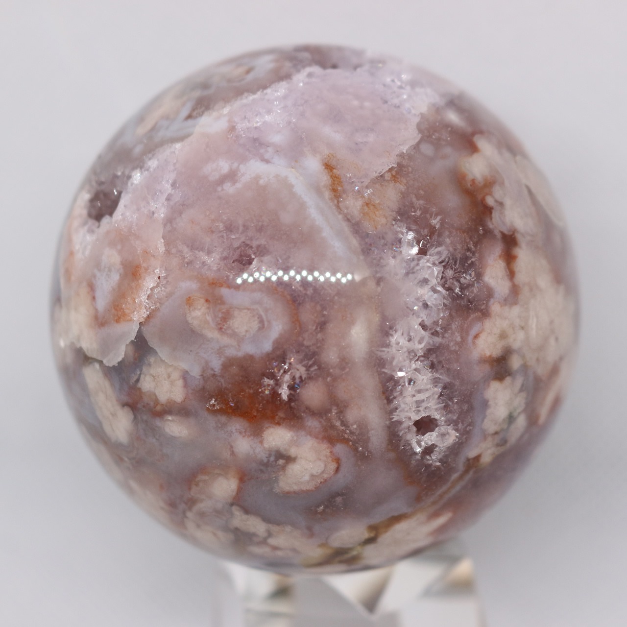 ピンクアメジスト　66mm　丸玉　0104001539・画像15