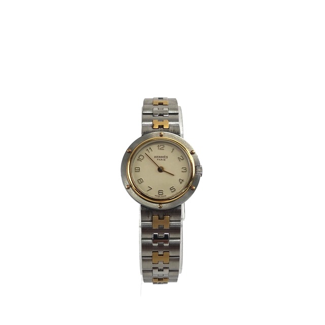 HERMES エルメス クリッパー クォーツ 腕時計 シルバー vintage ヴィンテージ オールド tmst3f