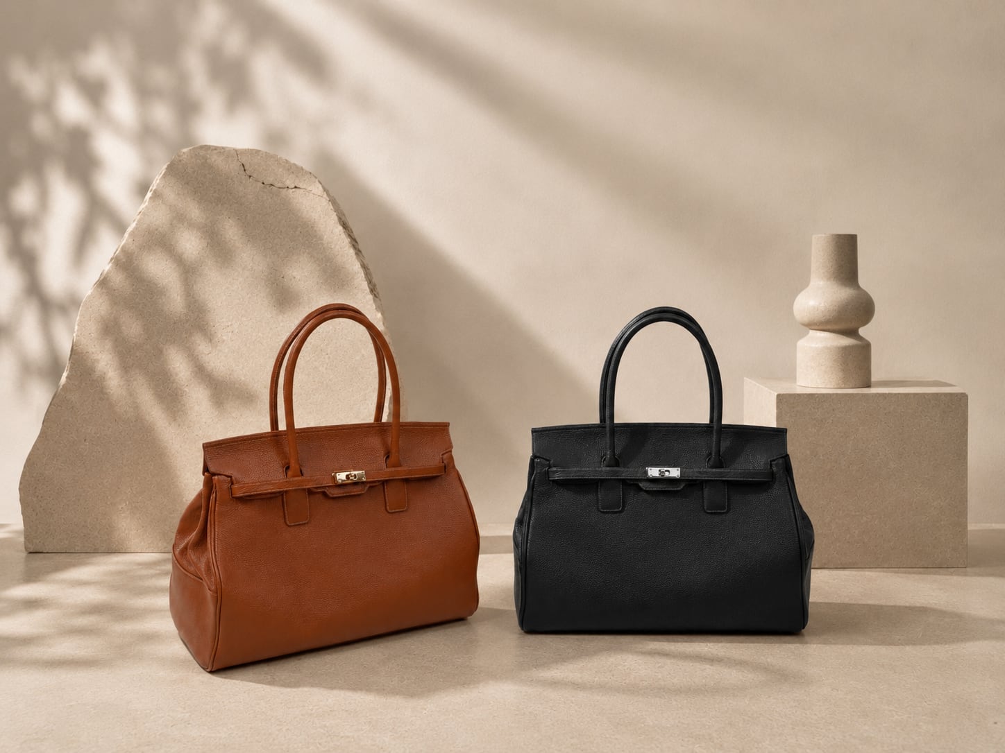美品 eurokenvy Italian Emboss Leather Bag A-croire Grand Italian Leather Totebag | EUROKENVY®︎
