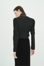 CLANE HERRINGBONE CORSET DETAIL TOPS