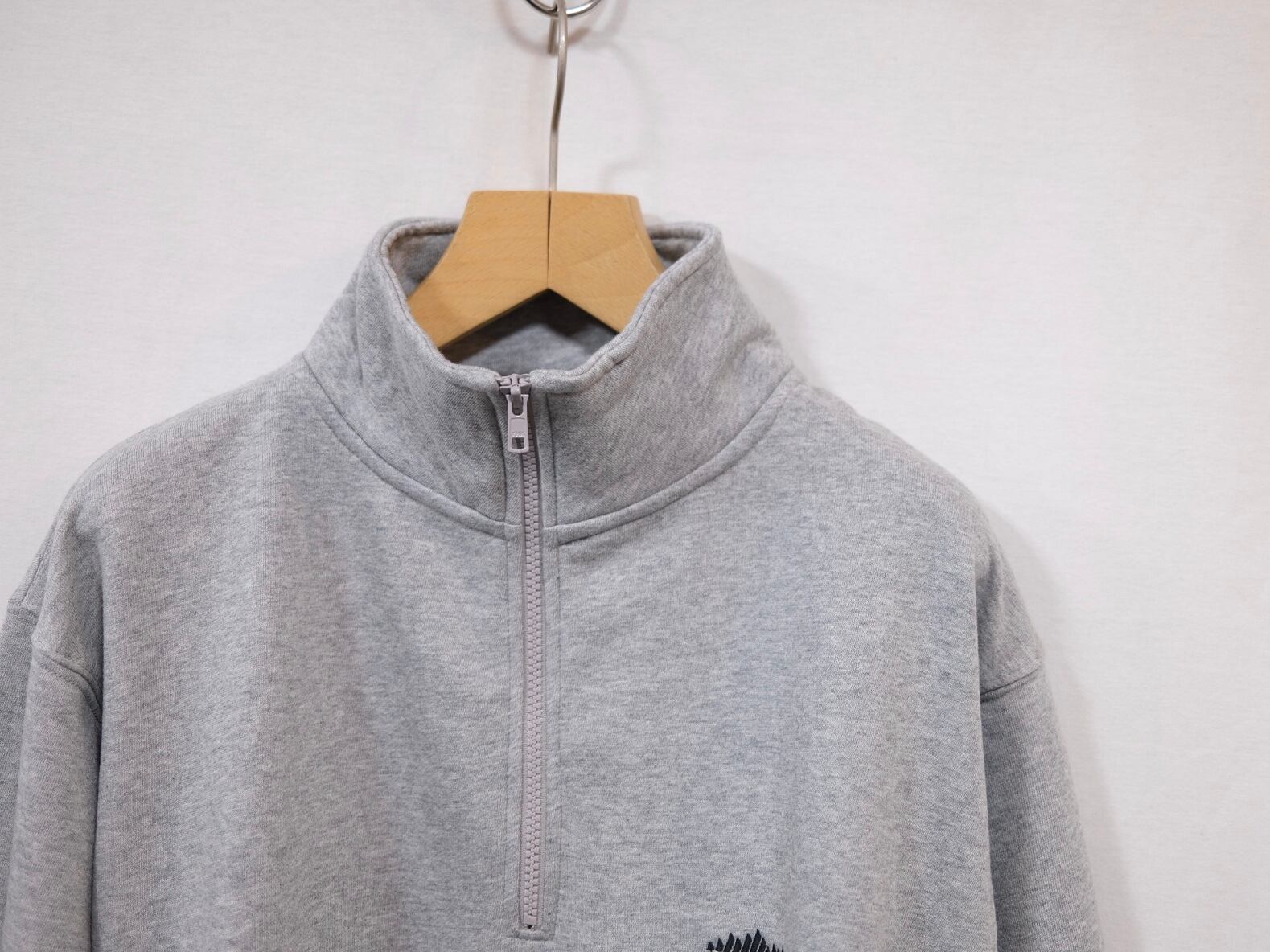 EVCON” THOUSANDMILE HALF ZIP SWEAT SET UP GRAY” | Lapel online store