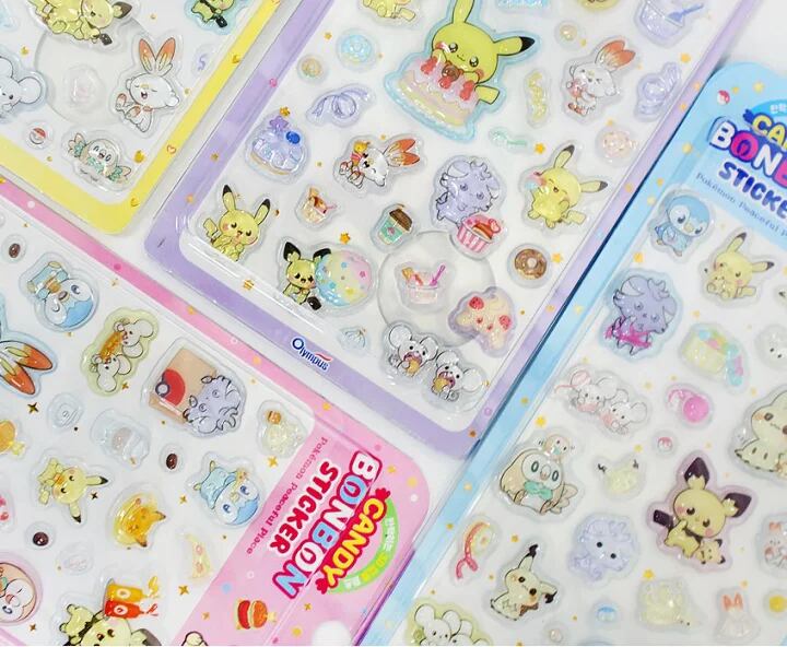期間限定セール中』【韓国限定】ポケモン ポケピース CANDY BONBON 4種