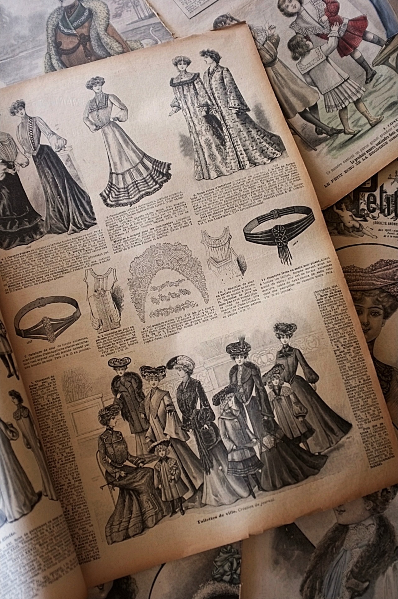 1903s Le Petit Echo de la Mode 44c 永遠の淑女とモード新聞