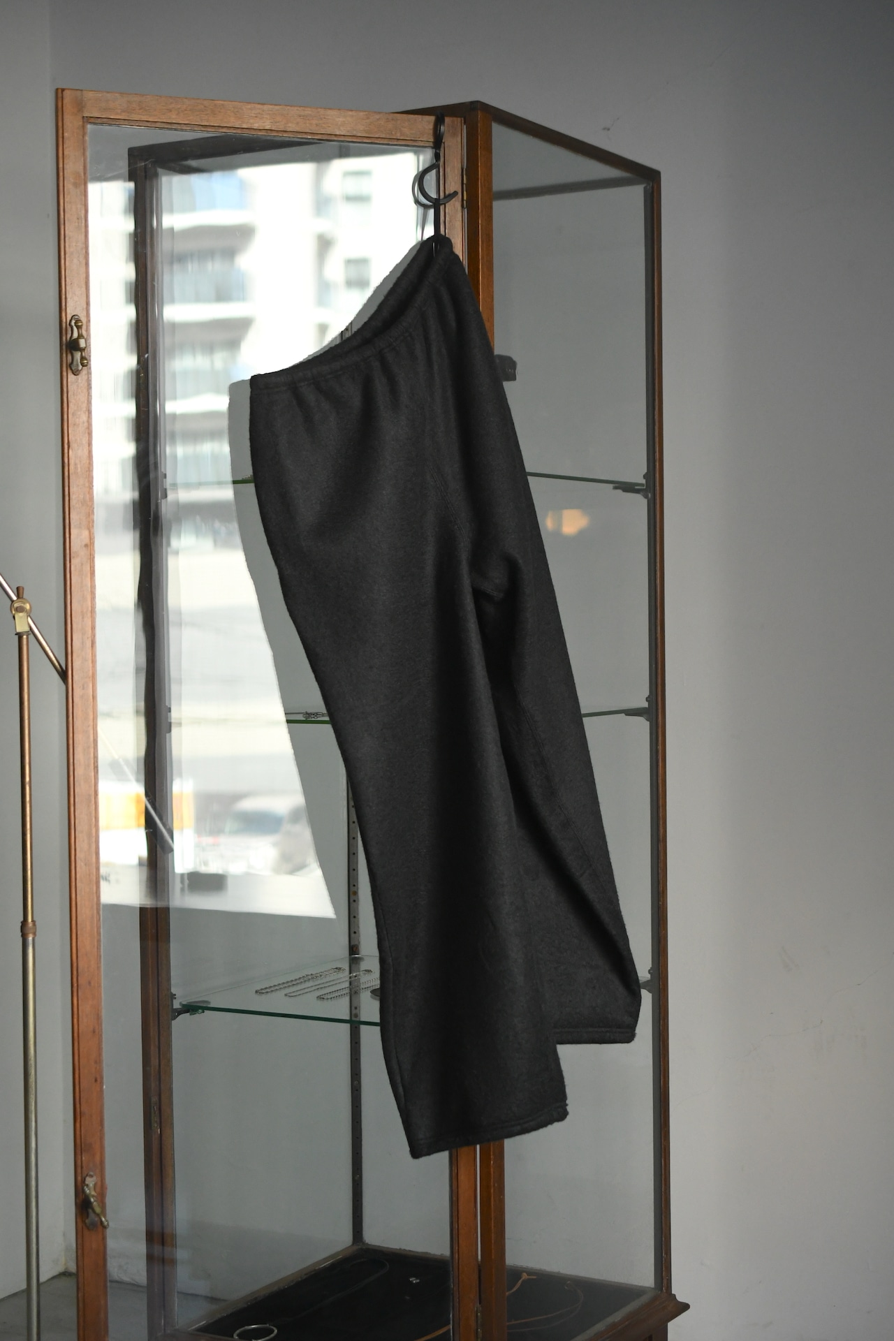 blurhms / Pe/Silk Fleece Pants (HeatherBlack)